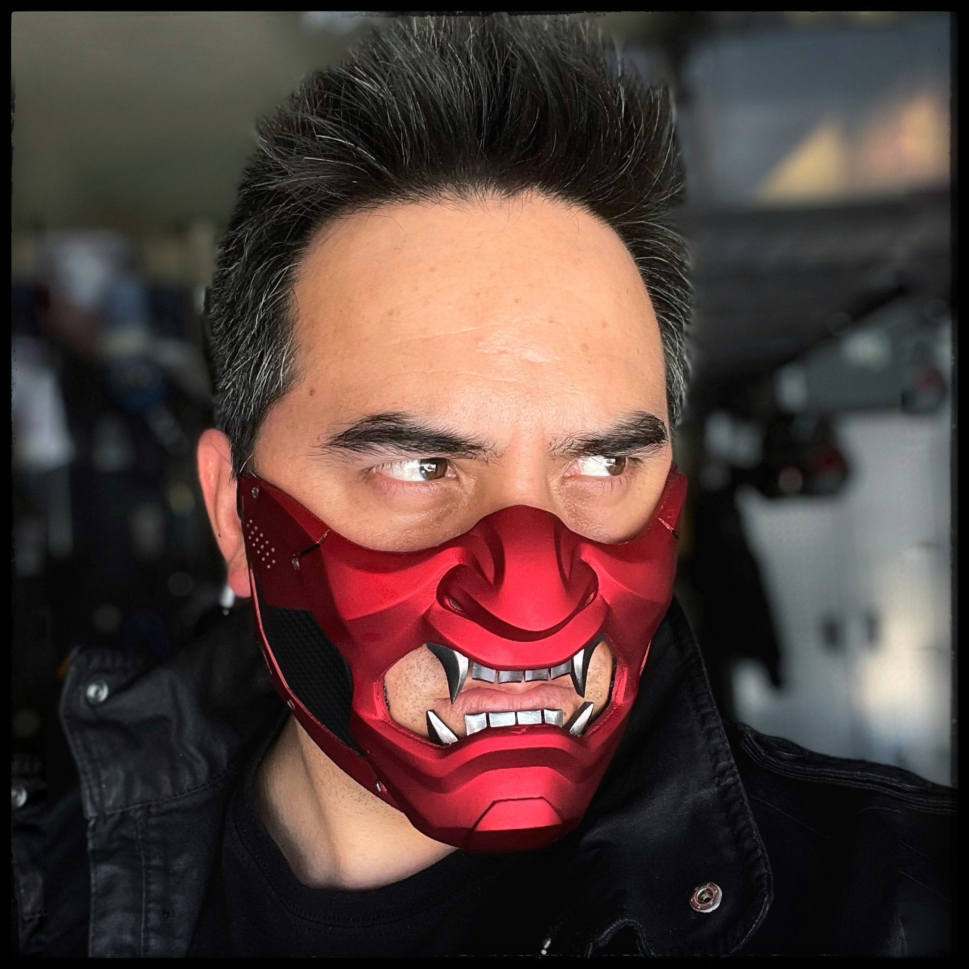 Costume Face Mask - Oni – Dark Knight FX